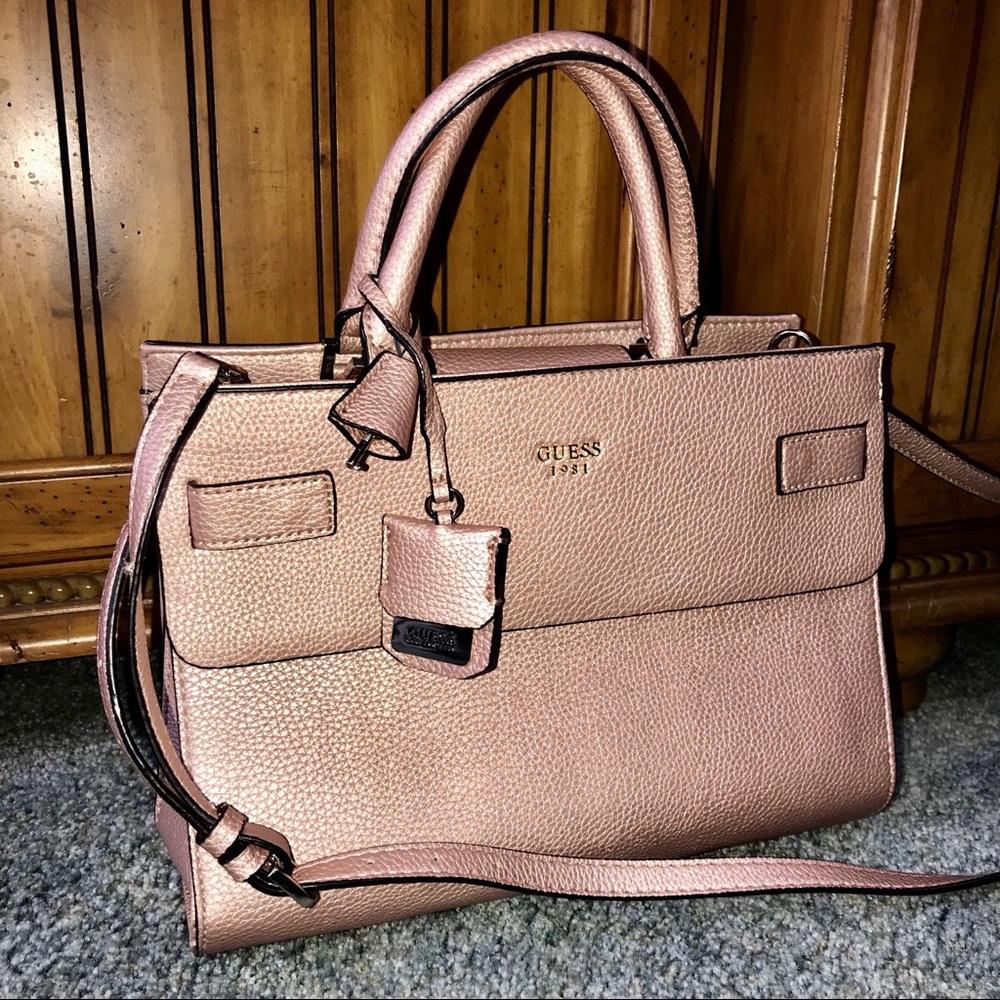 Guess Pink Metallic Purs